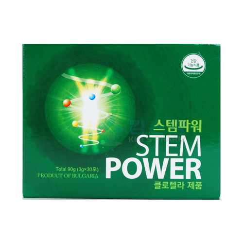 스템파워(Stem Power)  (클로렐라, 스피루리나, 혼합유산균, 녹차 추출물, 아로니아 추출물) / 총30포_1개월분