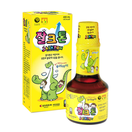 잘크톤 400ml, 딸기맛 (STEP1_3개월~6세권장)_어린이 성장발육에 도움.
