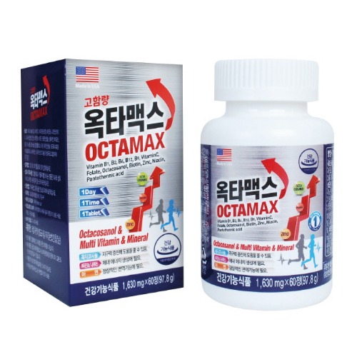 고함량 옥타맥스 OCTAMAX (용량선택) - 피로회복/면역기능/지구력 증진에 도움 (옥타코사놀, 종합비타민, 멀티비타민, 미네랄)